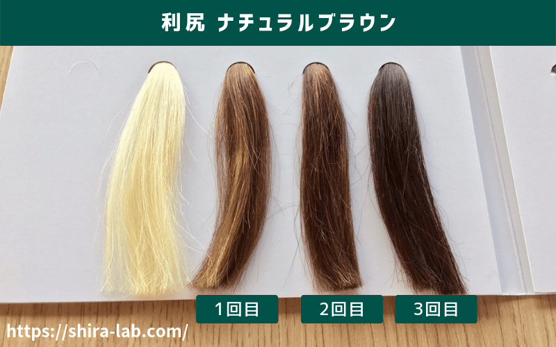 利尻ヘアカラートリートメントナチュラルブラウンを口コミから解説  
