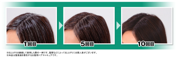 利尻カラーシャンプーを1回5回10回使った髪の変化
