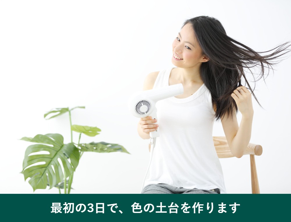 利尻カラートリートメントを使う頻度