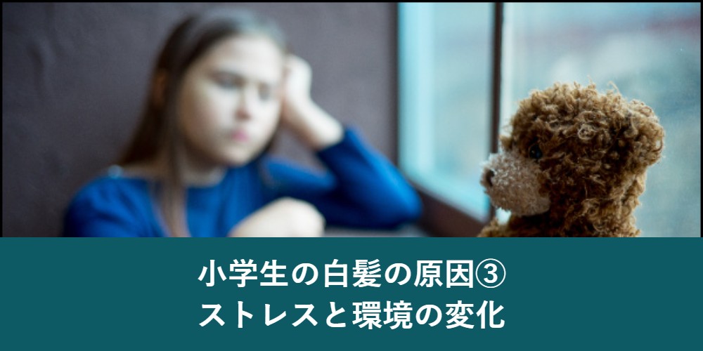 小学生の白髪の原因 ストレス